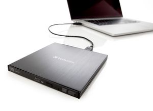 Verbatim Slimline Externe Blu-ray brander Retail USB 3.2 Gen 1 (USB 3.0) Zwart