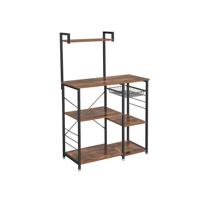 Keukenplank met metalen mand