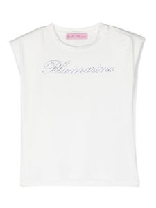 Miss Blumarine t-shirt à logo imprimé - Blanc