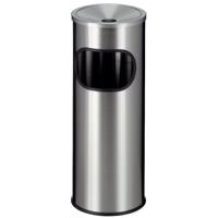 Eko ronde asbak en papiermand met gegalvaniseerde binnenemmer