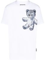 Philipp Plein t-shirt à imprimé cachemire - Bleu