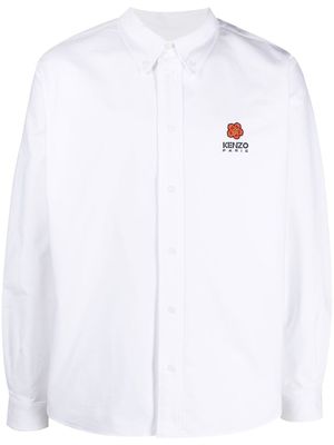 Kenzo chemise à motif Boke Flower - Blanc
