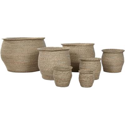 Home ESPRIT Bruin Vezel Stads 70 x 70 x 58 cm (7 Stuks)