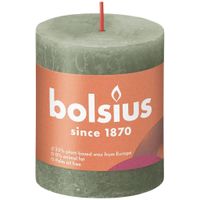 Bolsius kaars rustiek 8x7 cm fresh olijf - thumbnail