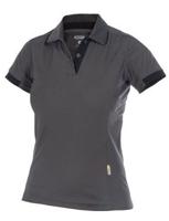 DASSY polo traxion women grijs/zwart s