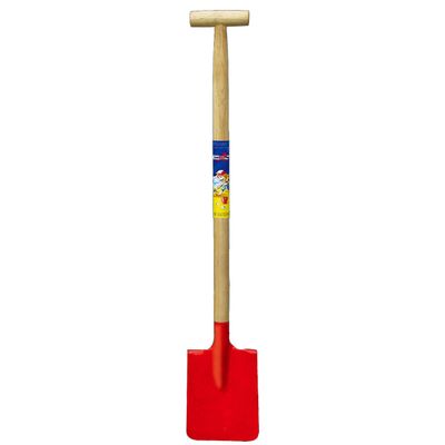 Speelgoed schep - voor kinderen - recht - metaal - rood - 80 cm