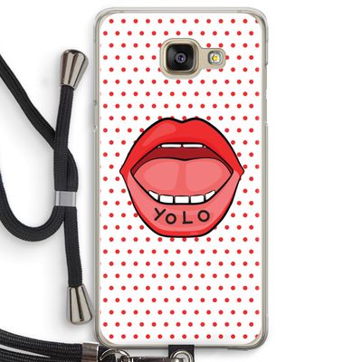 Yolo Denise: Samsung Galaxy A5 (2016) Transparant Hoesje met koord