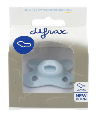 Difrax Fopspeen Dental Newborn - Pure Ice