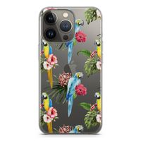 Kleurrijke papegaaien: iPhone 13 Pro Transparant Hoesje