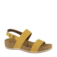 Bjorndal comfort sandalen geel - thumbnail