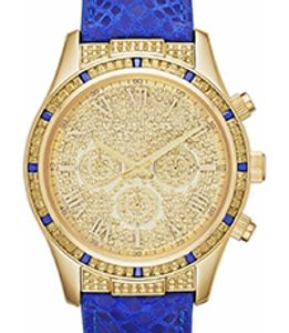 Horlogeband Michael Kors MK2311 Leder Blauw 22mm