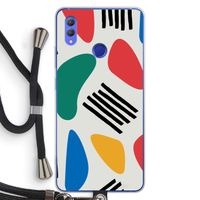 Illustratieve pop 1: Honor Note 10 Transparant Hoesje met koord