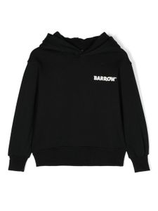 Barrow kids hoodie en coton à logo imprimé - Noir