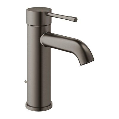 GROHE Essence New Wastafelkraan Opbouw - uitloop 11.6cm - S-size - waste - brushed hard graphite 23589al1