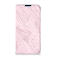 iPhone 14 Pro Max Standcase Marble Pink - Origineel Cadeau Vriendin