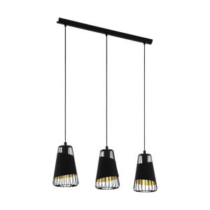 EGLO Austell hangende plafondverlichting Flexibele montage E27 Zwart, Goud