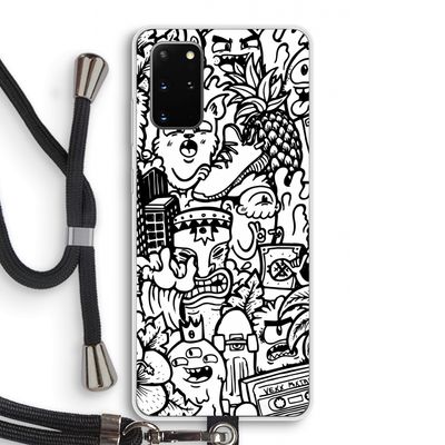 Vexx Mixtape #2: Samsung Galaxy S20 Plus Transparant Hoesje met koord