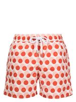 Frescobol Carioca short de bain à pois - Orange