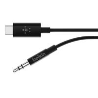 Belkin RockStar™ 3.5mm Audio Cable with USB-C™ Connector audio kabel USB C Zwart - thumbnail