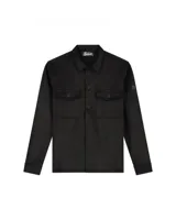 Malelions Suedine Overshirt Blouse Heren Zwart - Maat M - Kleur: Zwart | Soccerfanshop