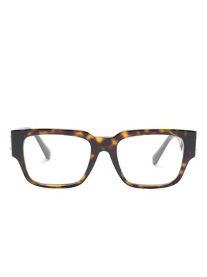 Versace Eyewear lunettes de vue à monture carrée Medusa - Marron