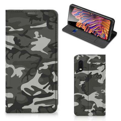 Samsung Xcover Pro | Hoesje met Magneet | Army Light