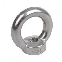 Seilflechter oogmoer M10 RVS (aisi 316) zilver - thumbnail