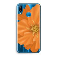Orange Ellila flower: Huawei P20 Lite Transparant Hoesje