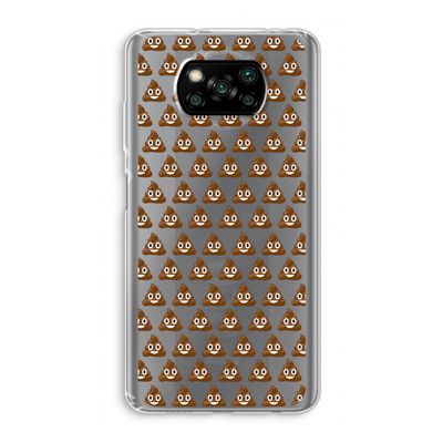 Poop emoji: Xiaomi Poco X3 Pro Transparant Hoesje
