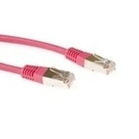 ACT Patchcord SSTP Category 6 PIMF, Red 10.00M netwerkkabel Rood 10 m - thumbnail