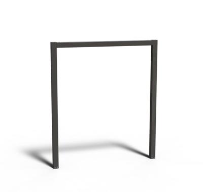 Gecoat stalen pergola U vorm 220x10cm.