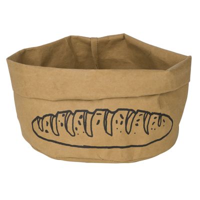 Papieren broodmand/serveermand bruin L28 x B19 x H3 cm Papieren broodmand/serveermand bruin L28 x B19 x H3 cm