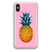 Grote ananas: iPhone X Transparant Hoesje