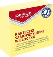 OFFICE products memoblok, 50 x 50 mm, 400 vel, geel