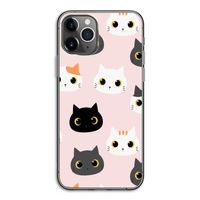 Katten: iPhone 11 Pro Transparant Hoesje