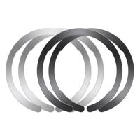 Universal Ring (HaloLock) Black/Silver-4 Pack