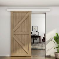 Mooi Deurbeslag Nova schuifdeursysteem wand/plafond montage, wit, 200cm