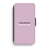 gij moogt er zijn: iPhone XR Flip Hoesje