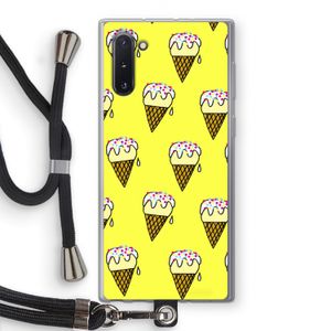 Isjes: Samsung Galaxy Note 10 Transparant Hoesje met koord