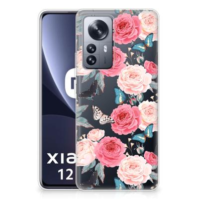 Xiaomi 12 Pro | TPU Case | Butterfly Roses Xiaomi 12 Pro | TPU Case | Butterfly Roses