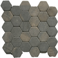 Terre d&apos;Azur Stone Hexagonale Silva Grey 30x30 cm