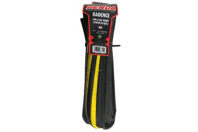 Kenda Kadence R2C Band 700x23c Zwart/Yellow Kenda Kadence R2C Band 700x23c Zwart/Yellow