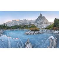 Fotobehang - Alpine Treasure 400x250cm - Vliesbehang