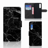 Huawei P30 | Bookcase | Marmer Zwart - Origineel Cadeau Vader