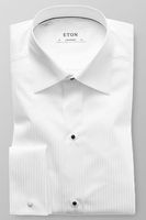 ETON Contemporary Fit Gala shirt wit, Gestreept - thumbnail