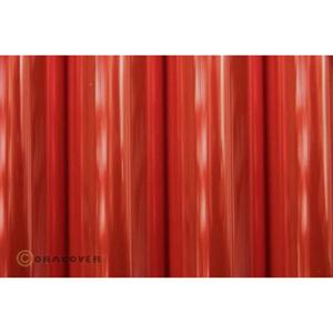 Oracover 21-026-002 Strijkfolie (l x b) 2 m x 60 cm Rood (transparant-fluorescerend)