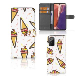 Samsung Galaxy Note 20 Book Cover Icecream