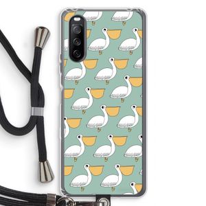 Pelican: Sony Sony Xperia 10 III Transparant Hoesje met koord