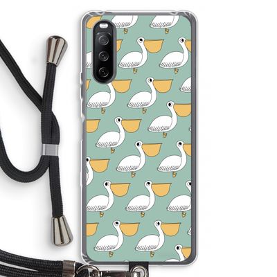 Pelican: Sony Sony Xperia 10 III Transparant Hoesje met koord