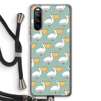 Pelican: Sony Sony Xperia 10 III Transparant Hoesje met koord